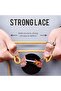 150 Cm Round Laces, 60cm-350cm Desired Length Metal Tip Corded Shoelaces, 1 Pair - 6