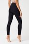 Black High Waist Winter Fleece Inside Sports Leggings Fleece - 2