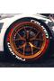 Falken Tire Lettering + Red Stripe Model 2.5 cm Original Rubber Compatible