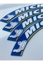 New Model Michelin Blue and White Large Size 3.2 cm Tire Lettering Tire Label (4 Pieces) - 2