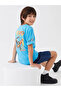 LCW Kids Crew Neck Nostalgic Monkey Printed Short Sleeve Unisex Children's T-Shirt - 7
