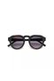 Zeno Round Unisex Black Havana Sunglasses Black Gradient