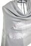85% Cashmere 15% Silk Stone (LEAF) Shawl - 2