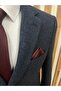 Herringbone Pattern Parliament Winter Stamp Single Jacket - 2