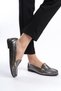 Gray Women's Daily Comfortable Buckle Casual Classic Shoes Ballerinas LRS01 - 3