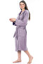 Unisex Hooded 100% Organic Cotton Premium Multi Muslin Ultra Soft Bathrobe - 4