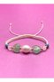 Special Design Women's Bracelet Charm-love-love Pearl-pink Quartz-aventurine-turquoise (FIRUZE) - 2