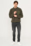 Pocket Detailed Crew Neck Sweater - Metro - 3