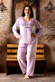 Plus Size Velvet Women's Pajama Set - Super Soft Velvet
