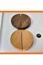 Wooden Economic Circle Handle - (18CM DIAMETER) Cabinet Handle (96MM-128MM-160 MM FIT) Double