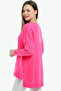 V-neck Long T Sleeve Back Long Front Short Slit Loose Cut Seasonal Basic Loose Knitwear Sweater - 2