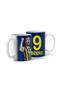 Dzeko Dark Blue Design Printed Mug - 3