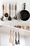 10 Pcs Strong Adhesive Transparent Wall Hanger Water Resistant Bathroom Kitchen Organizer Practical Hanger - 5
