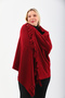 Shoulder Shawl Tasseled Fleece - 2