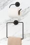 Black Square Towel Holder Open Toilet Napkin Holder Set of 2 - 2