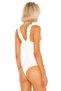 Women's Cross Strap Silk Jersey Bodysuit - 4