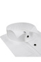 Slim Fit White Plain Tuxedo Shirt - 6