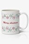 New Year's Themed Mug Cup Printed Coffee Mug Model 25