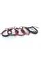 Infinity Tree of Life Figured Burgundy Black Set of 5 Leather Bracelets - 3