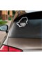 Kars Map Car Sticker 16x15 Cm White - 2