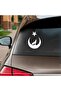 Bozkurt Turkish Spiral Sticker 20x15 Cm White - 2