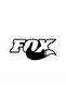 Fox Car Sticker 17x8 Cm Black