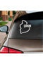 ملصق سيارة لخريطة كوروم مقاس 14 × 18 سم باللون الأبيض - 2