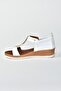White Low-Sole Daily Women's Sandals M258315709 - 6