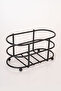 Bottle Oil Dispenser Stand Black Kitchen Organizer Dish Soap Stand Stainless Finish Tableware Decoration - 5