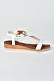 White Stone Detailed Daily Women's Sandals M258312209 - 7