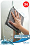 X4 Pieces | Microfiber Super Magic Cloth | 40x40cm | Glass And Mirror Cloth - 5