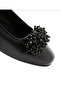 Shoes Black Beaded Bow Accessory (1 PAIR) - Metal Accessory