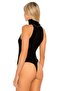 Women's Turtleneck Velvet Bodysuit - 4