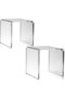 Transparent Plexi Riser Display Stand 8x8 Cm Bathroom Kitchen Organizer, Spice Stand