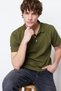 Haki Slim Fit Polo Yaka Kısa Kollu Polo Yaka T-shirt TMNSS20PO0009 - 3