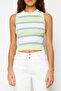 Green Knitwear Thin Blouse Twoss22Bz1170 - 5