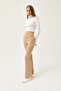 Women's Stone Cross Band Detailed Raised Spanish Tights TYT-19000084 - 3