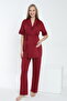 Pregnant and Maternity Pajamas Set with Front Tie Collar