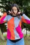 Women's Asymmetry Patterned Knitwear Tunic Sweater (SIZE S,M,L COMPATIBLE) - 2