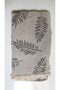 NATURE Peshtemal - 100% Cotton - 100x180- Peshtemal - Beach Towel - Leaf Pattern - 2