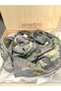 100% Silk Scarf| 35x160 cm| Gray Van Gogh Almond Tree| - 3