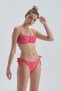Fuşya Straplez Bikini Üst