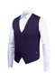 Men's Buttoned Sports / Classic Knitwear Knitted Sleeveless Parliament Vest - 3
