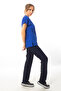 Top Cobalt Blue Bottom Navy Blue Premium Fabric Lycra Surgical Doctor Nurse Scrubs Jersey Suit - 7