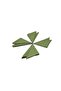 4 Pieces Green Color Fabric Serving-Presentation Napkin 1st Quality Duck Linen Fabric (DARK-FREE FABRIC) - 3