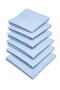 6 Pieces Baby Blue Color Fabric Serving-Presentation Napkin 1st Quality Duck Linen Fabric (DARK-FREE FABRIC) - 3