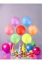 10 Pcs Elastic Bouncy Balloon Drawstring Punch Punch Large Balloon Birthday Colorful Balloon - 6