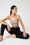 Black High Waist Winter Fleece Inside Sports Leggings Fleece - 6