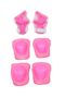 Pink Girls Kids Helmet Sports Protective Helmets Knee Pad Elbow Pad Hardware Set for Skateboard Bike Scooter Roller Skate - 6