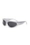 Silver Frame Black Glass Ski/Snowboard Goggles with Uv400 Protection - 7